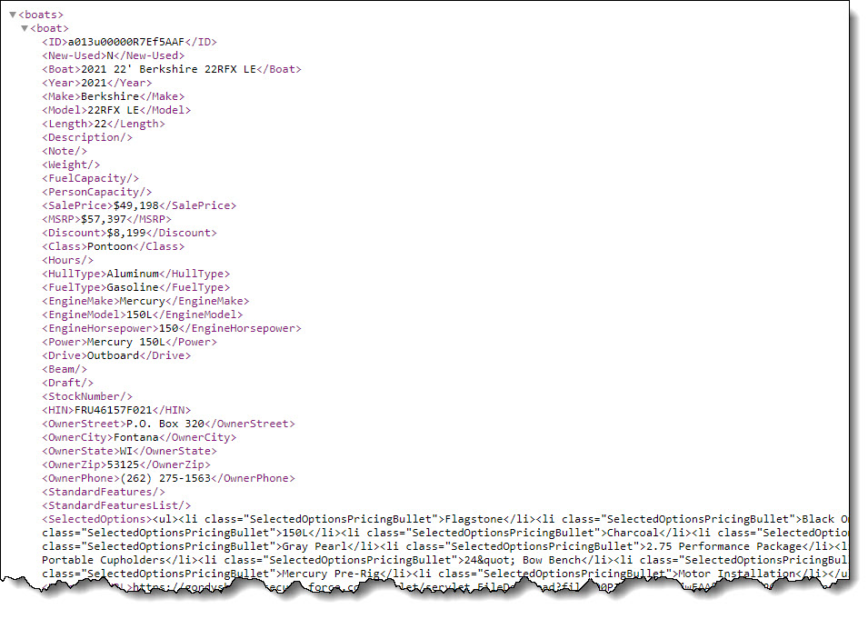 XML Feed